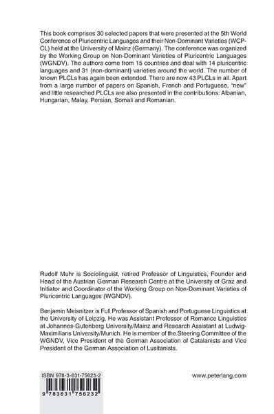 Produktbild: Pluricentric Languages and Non-Dominant Varieties Worldwide
