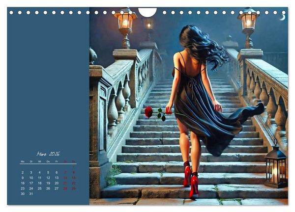 Produktbild: Stilvoll - Das kleine Schwarze (Wandkalender 2026 DIN A4 quer), CALVENDO Monatskalender