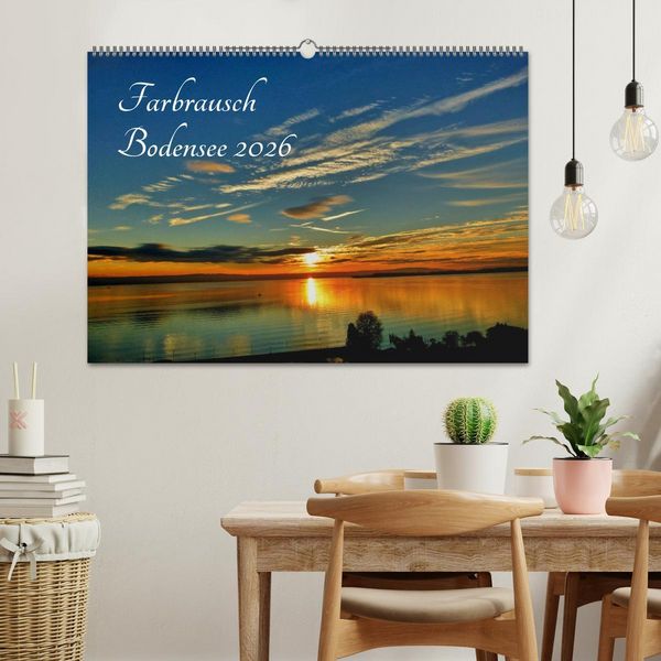 Produktbild: Farbrausch Bodensee (Wandkalender 2026 DIN A2 quer), CALVENDO Monatskalender
