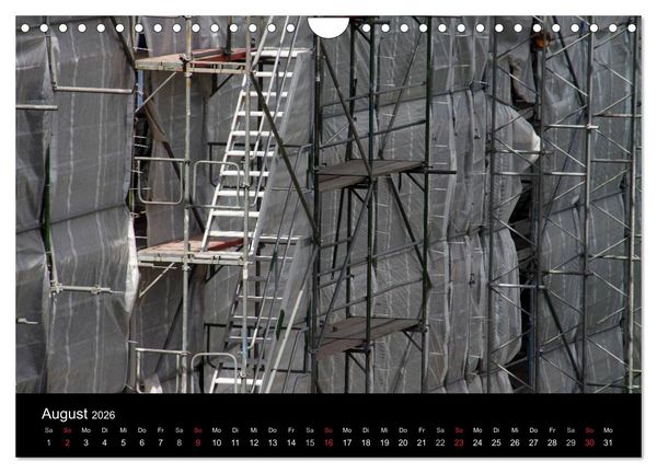 Produktbild: Baustellen (Wandkalender 2026 DIN A4 quer), CALVENDO Monatskalender