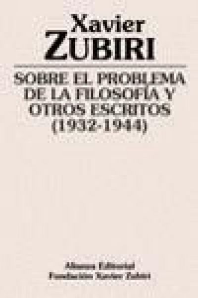 Produktbild: Sobre el problema de la filosof&iacute;a y otros escritos (1932-1944)