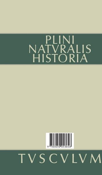 Produktbild: Cajus Plinius Secundus d. &Auml;.: Naturkunde / Naturalis historia libri XXXVII / Geographie: Europa