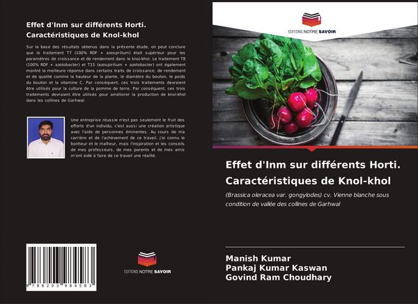Produktbild: Effet d'Inm sur diff&eacute;rents Horti. Caract&eacute;ristiques de Knol-khol