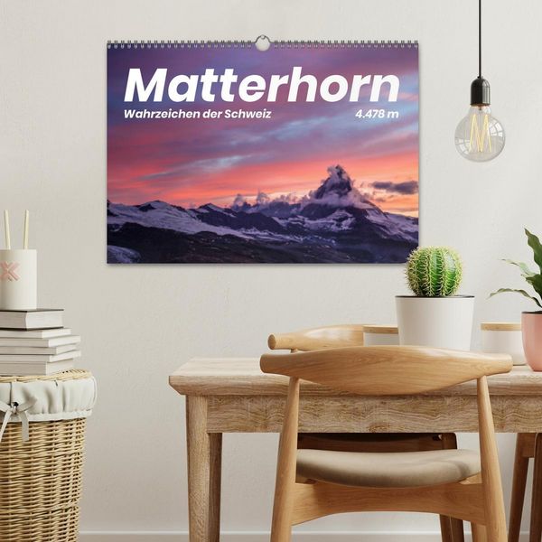 Produktbild: Matterhorn - Wahrzeichen der Schweiz (Wandkalender 2026 DIN A3 quer), CALVENDO Monatskalender