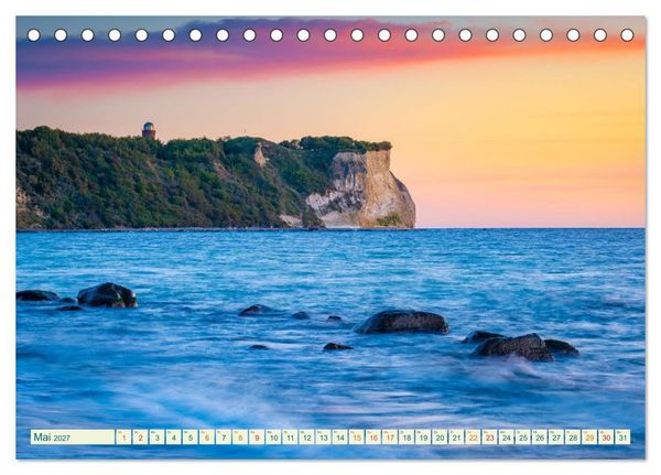 Produktbild: Insel R&uuml;gen - Malerische Kreidek&uuml;ste (Tischkalender 2027 DIN A5 quer), CALVENDO Monatskalender
