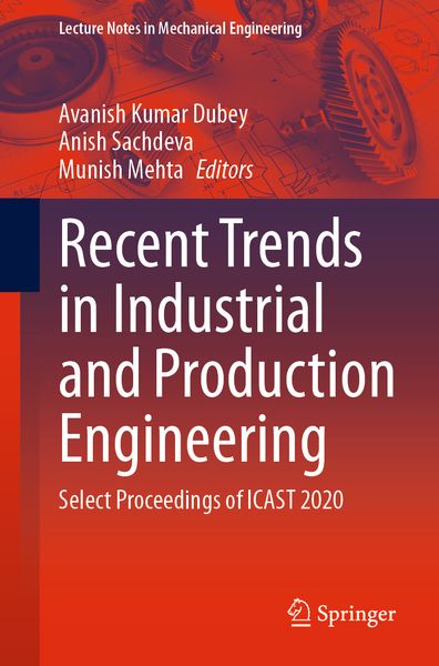 Produktbild: Recent Trends in Industrial and Production Engineering