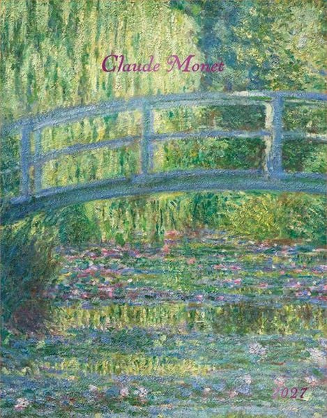 Produktbild: Claude Monet 2027 6 X 7.75 Inch Weekly Desk Planner Foil Stamped Cover