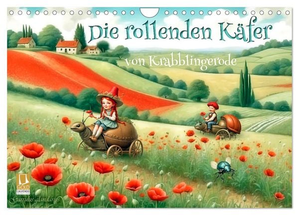 Produktbild: Die rollenden K&auml;fer von Krabblingerode (Wandkalender 2026 DIN A4 quer), CALVENDO Monatskalender