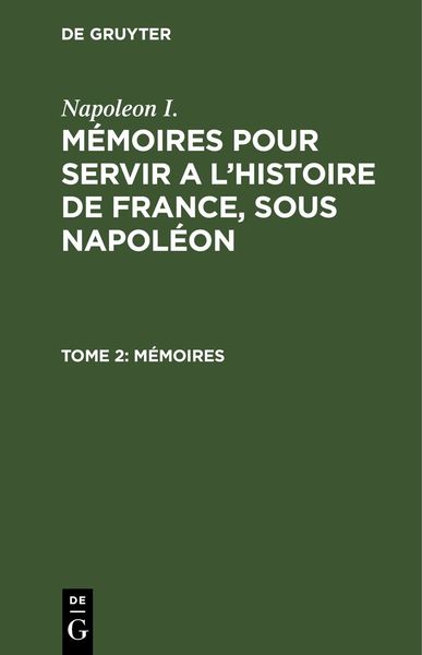 Produktbild: M&eacute;moires