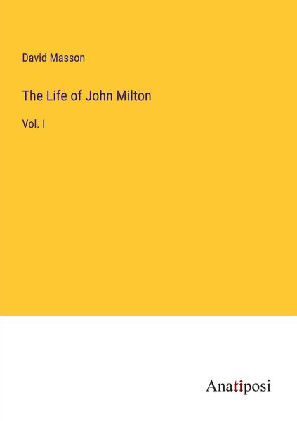 Produktbild: The Life of John Milton