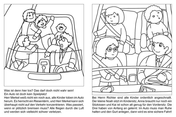 Produktbild: Sicher im Verkehr Malbuch