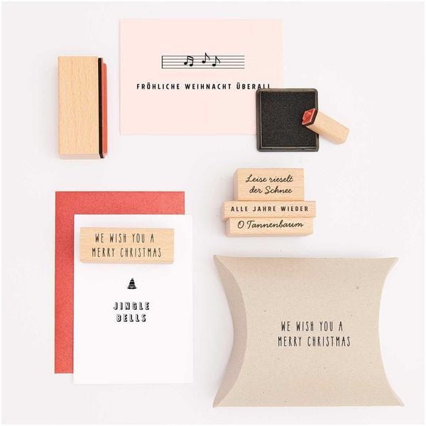 Produktbild: Stempelset Weihnachtslieder 100% 27 Stk