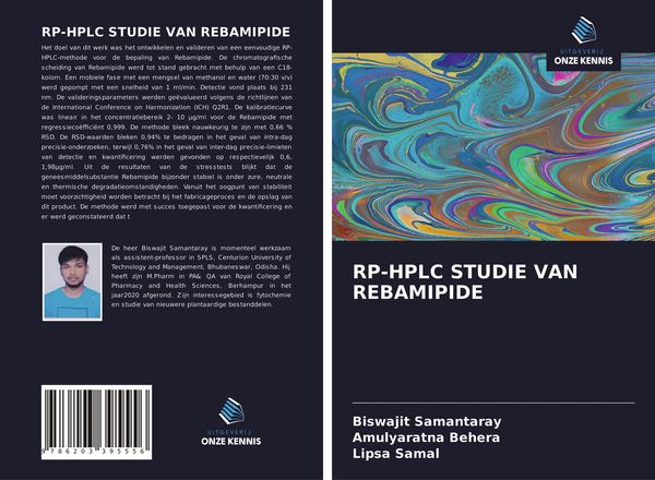 Produktbild: Rp-Hplc Studie Van Rebamipide
