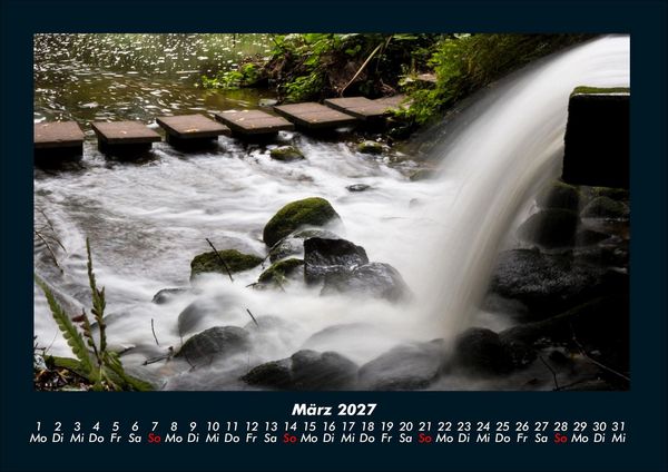 Produktbild: Wasserf&auml;lle 2027 Fotokalender DIN A4
