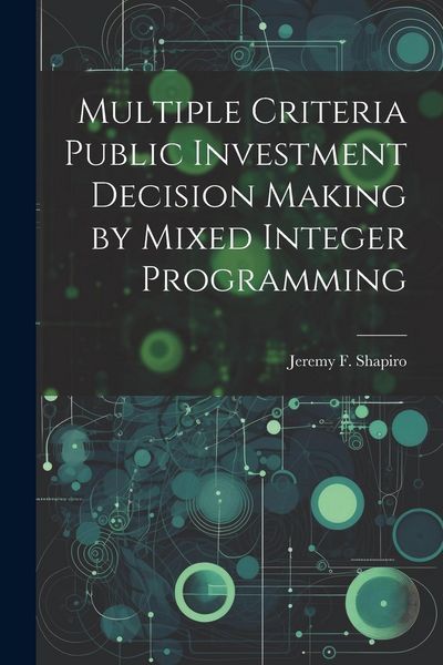 Produktbild: Multiple Criteria Public Investment Decision Making by Mixed Integer Programming