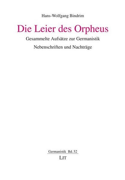 Produktbild: Die Leier des Orpheus