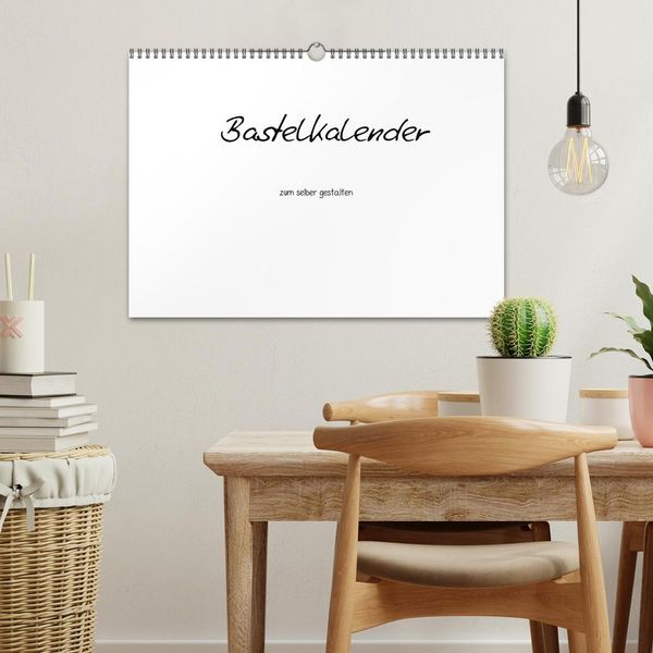 Produktbild: Bastelkalender - Weiss (Wandkalender 2026 DIN A3 quer), CALVENDO Monatskalender