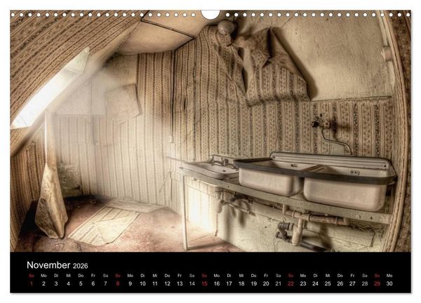 Produktbild: Lost Places - Verlassene Orte (Wandkalender 2026 DIN A3 quer), CALVENDO Monatskalender
