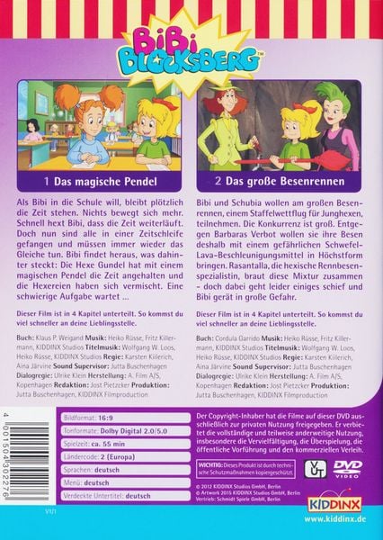 Produktbild: Bibi Blocksberg - Das magische Pendel/Das gro&szlig;e Besenrennen