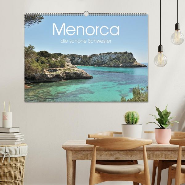 Produktbild: Menorca, die sch&ouml;ne Schwester (Wandkalender 2026 DIN A2 quer), CALVENDO Monatskalender