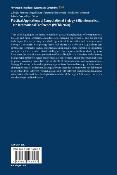 Produktbild: Practical Applications of Computational Biology & Bioinformatics, 14th International Conference (PACBB 2020)