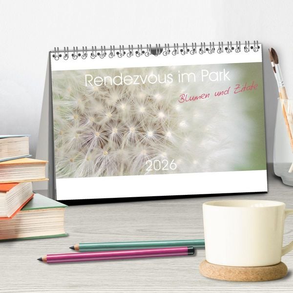 Produktbild: Rendezvous im Park (Tischkalender 2026 DIN A5 quer), CALVENDO Monatskalender