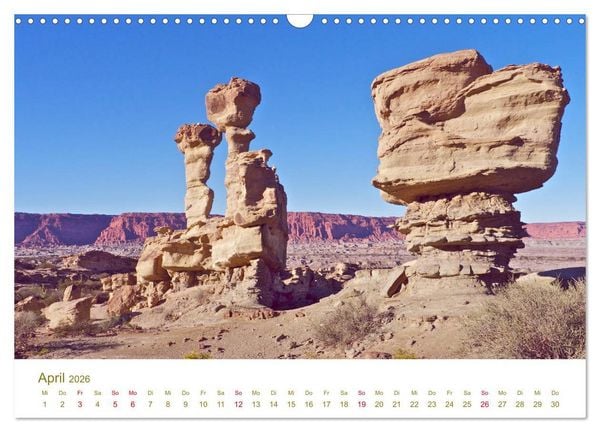 Produktbild: Weites Argentinien (Wandkalender 2026 DIN A3 quer), CALVENDO Monatskalender