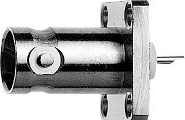 Produktbild: Teleg&auml;rtner 100023398 100023398 BNC-Steckverbinder Flanschbuchse 50Ω 1St.