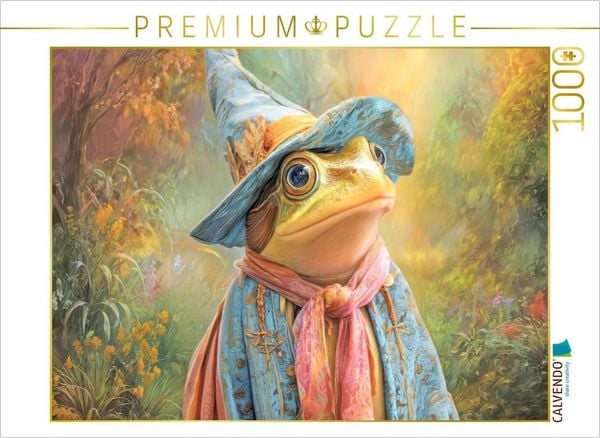 CALVENDO Puzzle Frösche | 1000 Teile Lege-Größe 64x48cm Foto-Puzzle für glückliche Stunden