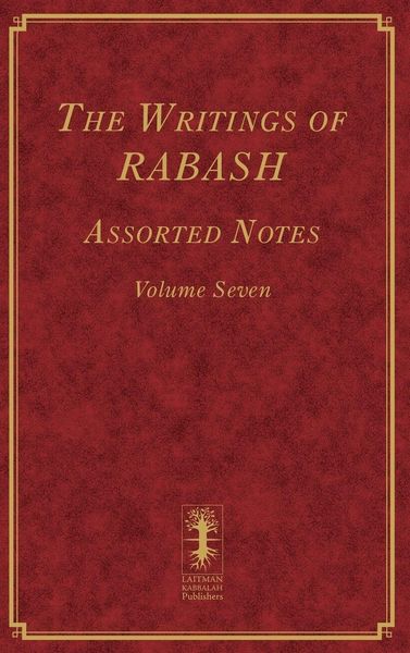 Produktbild: The Writings of RABASH - Assorted Notes - Volume Seven