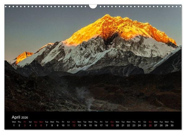 Produktbild: Mount Everest Trek (Wall Calendar 2026 DIN A3 landscape), CALVENDO 12 Month Wall Calendar