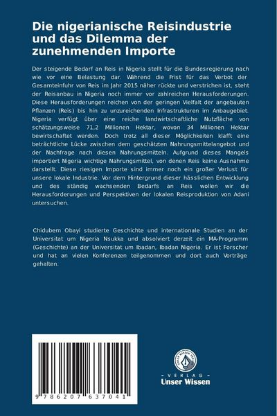 Produktbild: Die nigerianische Reisindustrie und das Dilemma der zunehmenden Importe