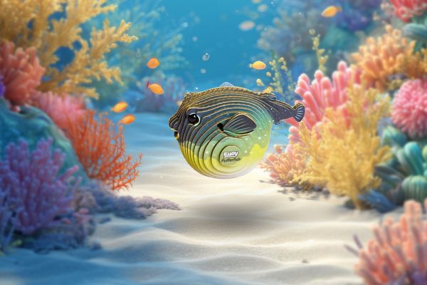 Produktbild: EUGY - 3D Bastelset Kugelfisch