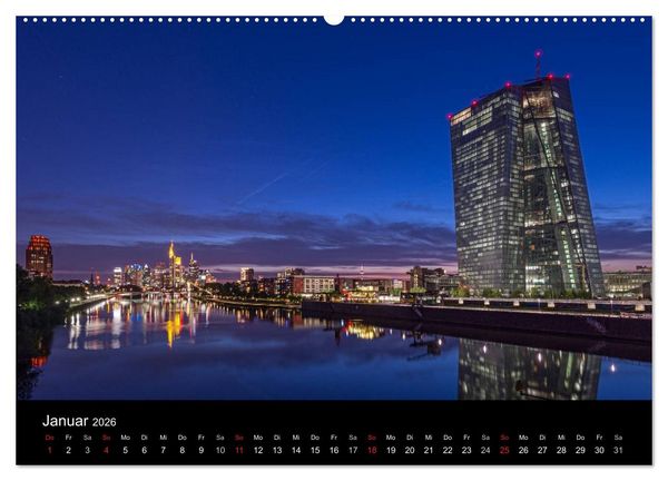 Produktbild: Frankfurt am Main (Wandkalender 2026 DIN A2 quer), CALVENDO Monatskalender