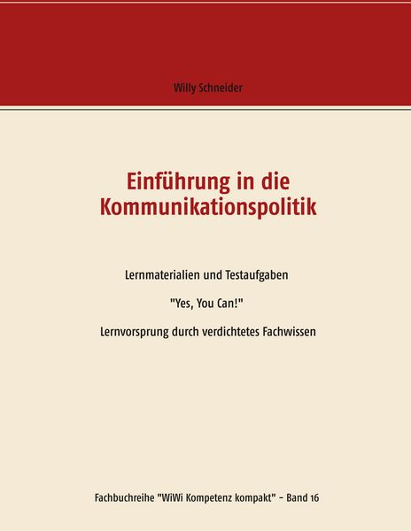 Produktbild: Einf&uuml;hrung in die Kommunikationspolitik