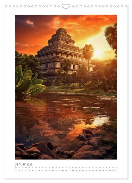 Produktbild: Legenden der Maya (Wandkalender 2026 DIN A3 hoch), CALVENDO Monatskalender