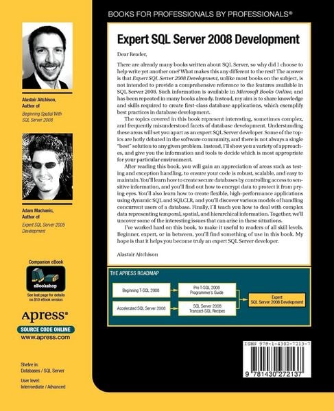 Produktbild: Expert SQL Server 2008 Development