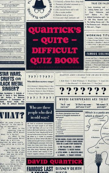 Produktbild: Quantick's Quite Difficult Quiz Book