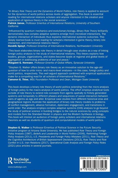 Produktbild: Binary Role Theory and the Dynamics of World Politics