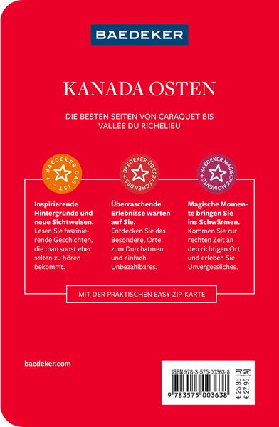 Produktbild: Baedeker Reisef&uuml;hrer Kanada Osten