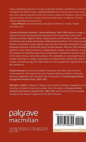 Produktbild: Colonial Girlhood in Literature, Culture and History, 1840-1950