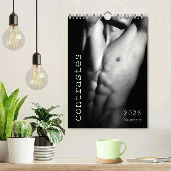Produktbild: contrastes hommes (Calendrier mural 2026 DIN A4 horizontal), CALVENDO calendrier mensuel