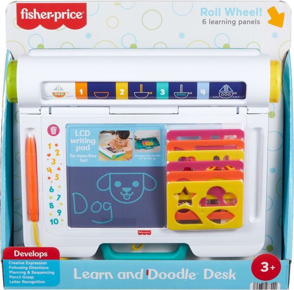 Produktbild: Fisher-Price Lern- und Zeichenbrett, Schreiben und Zeichnen ohne Verwischen Ta