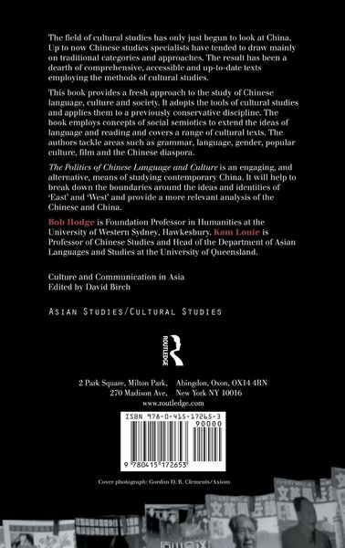 Produktbild: Politics of Chinese Language and Culture