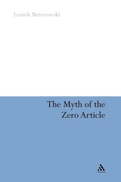 Produktbild: The Myth of the Zero Article
