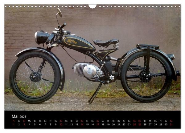 Produktbild: Motorrad Oldtimer (Wandkalender 2026 DIN A3 quer), CALVENDO Monatskalender