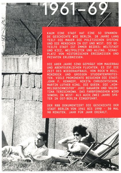 Produktbild: Berlin - Schicksalsjahre einer Stadt - Staffel 1 (1961-1969) [9 DVDs]