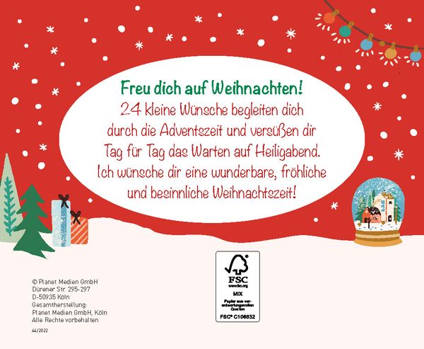 Produktbild: 24 Adventsw&uuml;nsche f&uuml;r dich