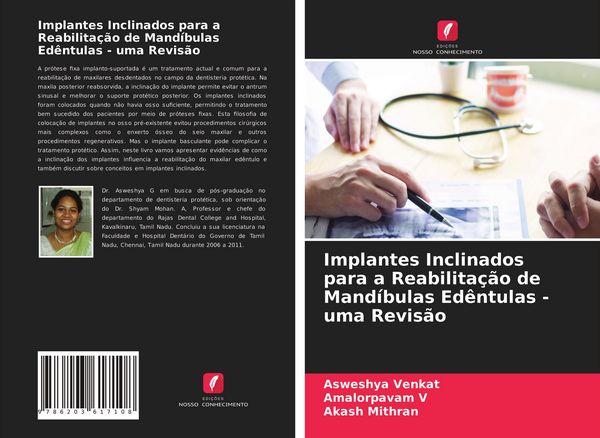 Produktbild: Implantes Inclinados para a Reabilita&ccedil;&atilde;o de Mand&iacute;bulas Ed&ecirc;ntulas - uma Revis&atilde;o