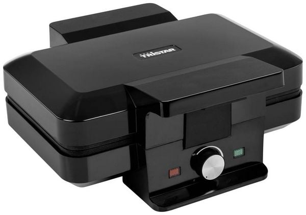 Produktbild: Tristar WF-1165 Waffeleisen stufenloser Temperaturregler Schwarz